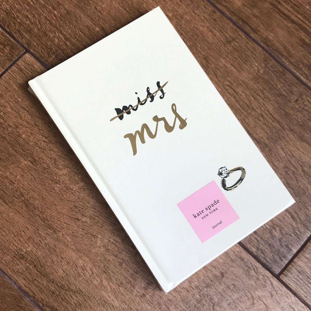 NWT Kate Spade Miss to Mrs. journal